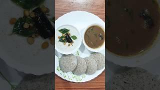 Mixed millets idli+uluvacharu supper combination | taste excellent |