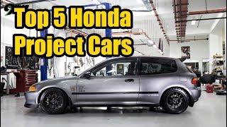 Top 5 Most Popular Honda Project Cars