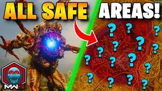 *NEVER DIE AGAIN* ALL SAFE AREAS In The Tier 3 Red Zone MW3 Zombies Season 5! (All Safe Areas MW3)