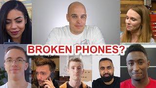 Which Tech YouTubers have broken a Phone?