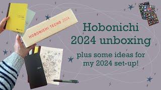 Hobonichi 2024 unboxing | Cousin Avec, Weeks, and some plans for set-up