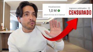 ¿Cuánto me Paga YouTube Por Un MILLON de VISTAS? Te enseño como Hacerlo - Gabriel Herrera