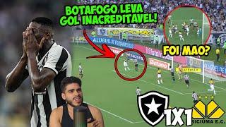 FOI MÃO? BOTAFOGO EMPATA COM CRICIUMA APOS LEVAR GOL RELAMPAGO! POS JOGO BOTAFOGO X CRICIUMA