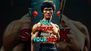 NEVER Speak Negatively About Yourself - BRUCE LEE On Manifestation #shorts