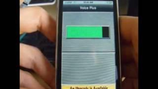 Voice Plus iPhone/iTouch voice changer app