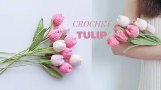 Crochet Tulip Flowers  - Friendly Tutorial for Beginners | NHÀ LEN