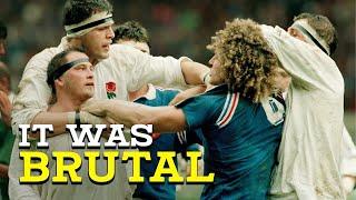 Rugby's Most Violent Match of ALL TIME | France vs England 1992