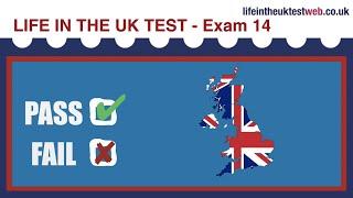  Life in the UK Test Practice 2024  Exam 14 of 16