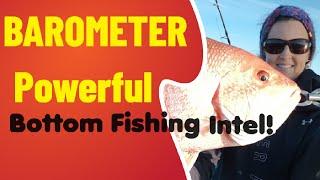 Barometric Pressure effects on Grouper and Snapper Fishing