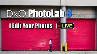 Photo Editing Live with DxO Photolab 8: Send me your photos - Link Below!