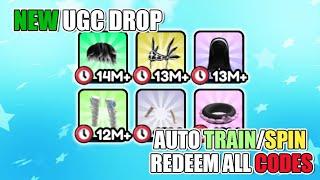 NEW UGC Train For UGC Script • Auto Train / Bubble • Redeem All Codes (Fluffy Black n White Hair)