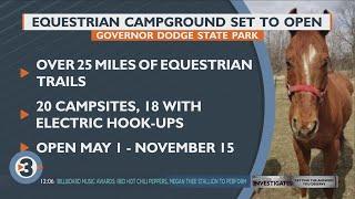 Equestrian campground set to open at Gov. Dodge State Park next week