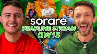 EUROPEAN HANGOVERS!! Sorare Deadline Show GW15