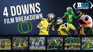 HOW GOOD IS OREGON'S OFFENSE?? "4 DOWNS" PENN STATE FILM BREAKDOWN! BIG 10 CHAMPIONSHIP