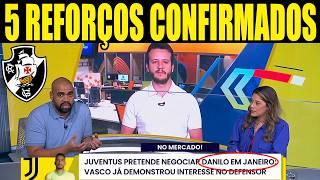 URGENTE! VASCO NEGOCIA COM JUVENTUS E +4 REFORÇOS | ULTIMAS NOTICIAS DO VASCO HOJE