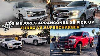 LOS MEJORES ARRANCONES DE PICK UP CON SUPERCHARGER Y TURBO || SINALOA STANG