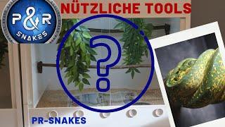 7 nützliche Reptilien Tools in der Terraristik - Tipps zur Reptilienhaltung - PR-Snakes