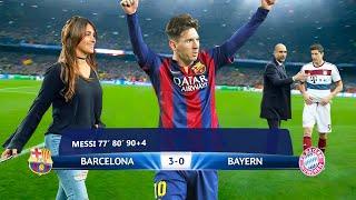 The day Lionel Messi impressed Antonela Rocuzzo and destroyed Bayern Munich