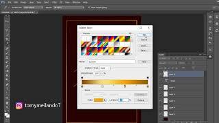 Cara Membuat Bingkai Emas di Photoshop