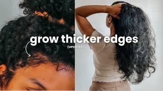 How to Grow Back Super Thin Edges..Everything to Do| Natural Hair Growth Tips (VERY DETAILED STEPS)