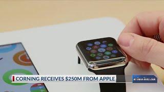 Corning Inc. receives grant from Apple