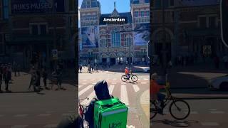 Riding a bike in Amsterdam? #biketour #amsterdam #netherlandstravel