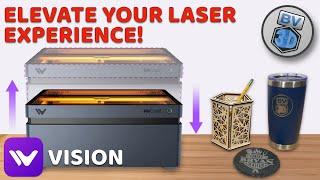 40-Watt WeCreat Vision: Elevate your Laser Cutting & Engraving