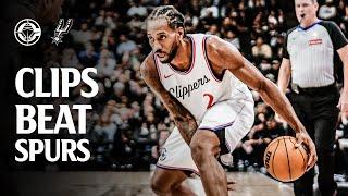 Clippers Take Down Spurs Highlights | LA Clippers