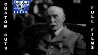 French Marshal Henri Petain Tried For WWII Treason 1945 Archival Stock Footage