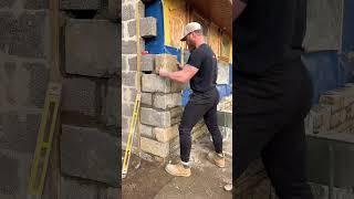 ️🫡 #builder #construction #masonrywork #stonemason #stonemasonry #craftsman #selfbuild