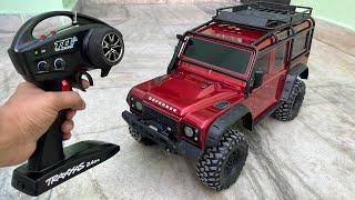 RC Land Rover Defender Unboxing & Testing | Traxxas TRX4 1:10 Scale 4WD RC Car | Shamshad Maker 