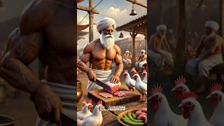 The hen lived in fear of farmer #ai #hen #farmer