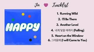 [Full album] - Jin ( 진 ) - HAPPY |  Soft Korean playlist  -    Jin | BTS   MyMusicShelf | 내 음악 선반