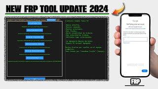 A New FRP Tool v4 Update All Samsung FRP Bypass Tool 2024 Android 11/12/13/14 Google Account Bypass