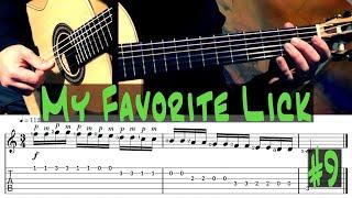 My Favorite Lick No. 9 - Tutorial with TAB - Robert Lunn