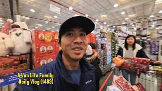 Costco Run for a Surf and Turf Dinner | A Van Life Family Vlog