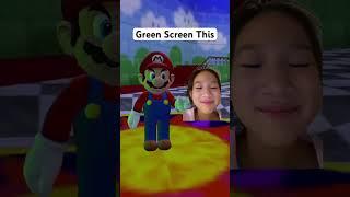 Am o a green screen kid #mario #supermario #nintendo #gaming