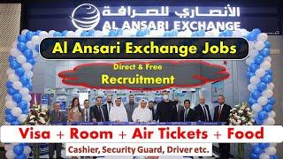 Al Ansari Exchange Group Jobs In Dubai With Visa | Cashier, Security Guard, Driver Jobs In Dubai