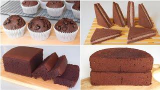 Chocolate Cake Recipes / How To Make Chocolate Cake / 4 Basic Cakes / Cakes Recipe For Beginners