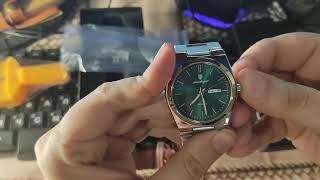 Распаковка кварцевых часов Poedagar 930, хомаж на Tissot PRX.