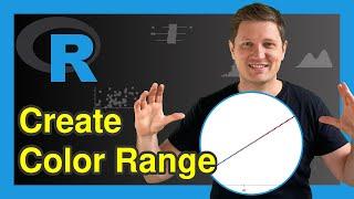 Create Color Range Between Two Colors in R (Example) | Gradient Scale of Hex Code | colorRampPalette