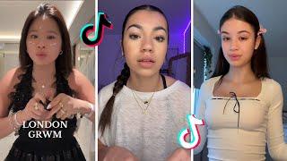 Makeup Tutorial Tiktok Compilation - GRWM  ( Get Ready With Me ) ️(Skincare, Makeup, Outfits) 1199