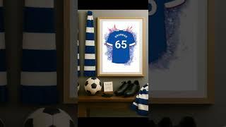 Rangers FC Personalised Poster | Custom Football Gift for Loyal Gers Fans! #RangersFC #Shorts