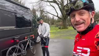 Lances training vlog Jan 4 2025. Wet and nasty PNW