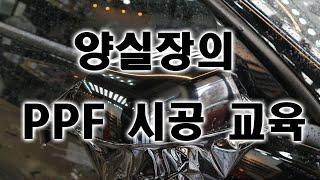 PPF 반커팅 연습! 양실장 1일차 교육시작~!