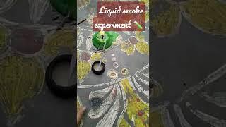 liquid smoke making experiment by me#shorts#experiment