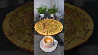 Pistaziencreme Pfannkuchen Pistachio Cream Pizza Pancake | Antep Fıstık Ezmeli Pizza Pankek #shorts