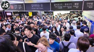 Seoul Subway Meltdown | Line 4 Delay & Station Transfer (2024)