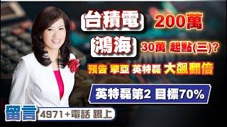 【股市A指標】陳彥蓉分析師2025.03.07 免費倍數飆股 點下面LINE領取 台積電200萬鴻海30萬起點(三)? 預告擎亞英特磊大飆翻倍英特磊第2目標70% 留言【4971+電話】跟上