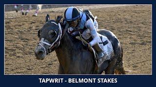 Tapwrit wins the 2017 Belmont Stakes